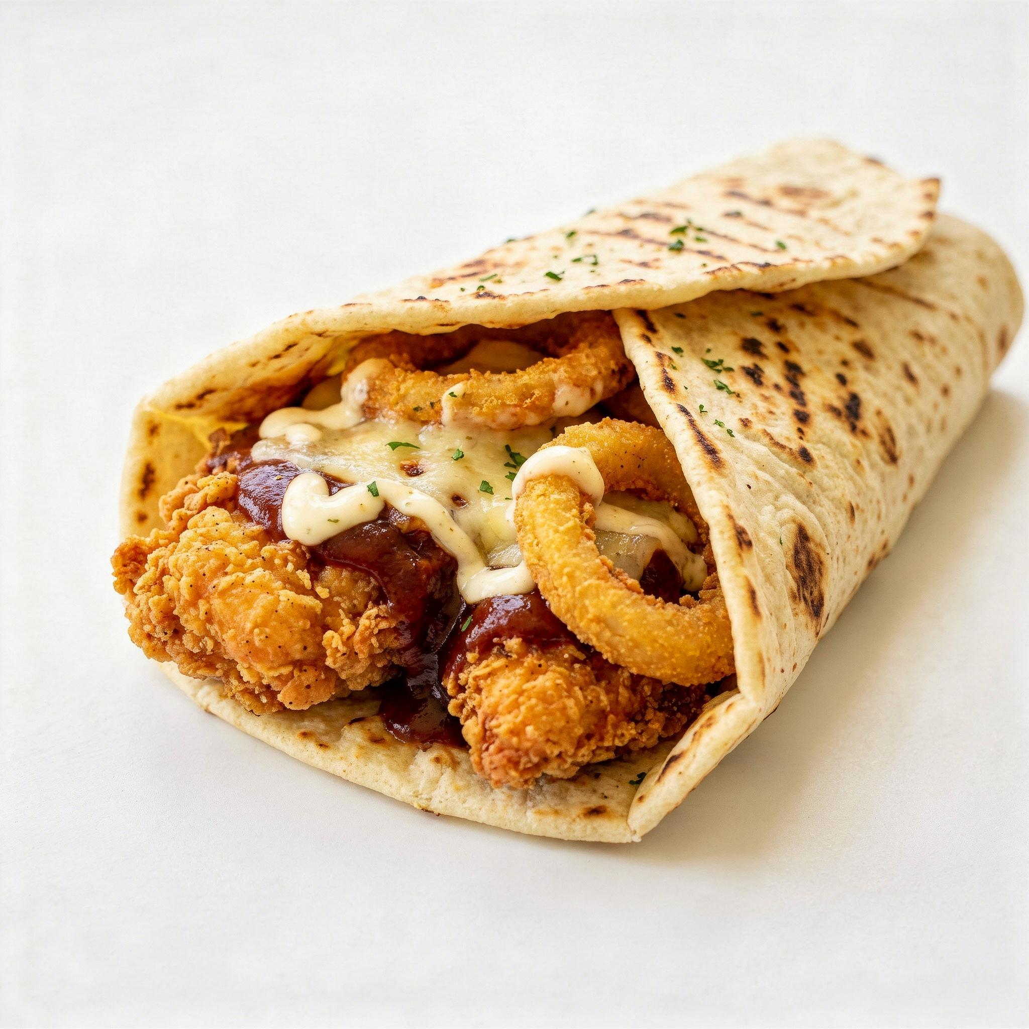 crunchy chicken wrap